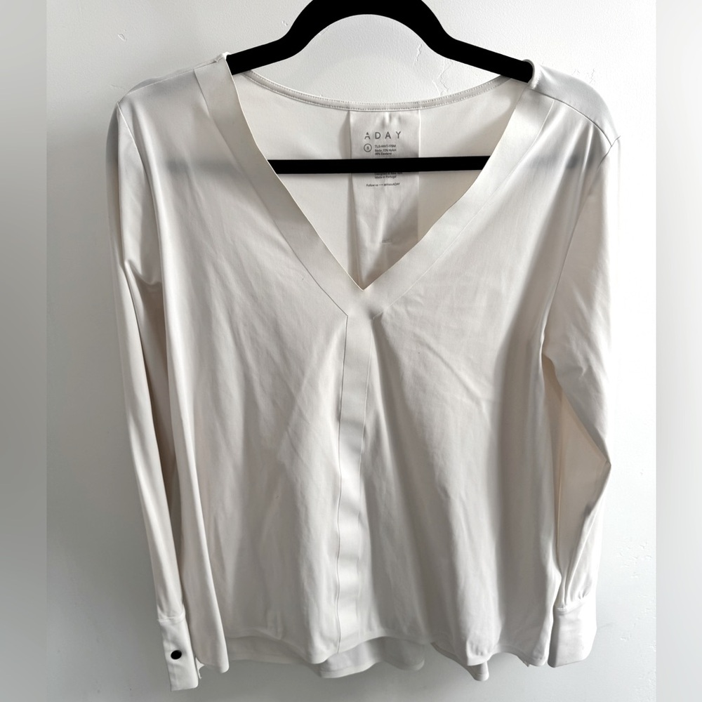 ADAY Something Tailored Shirt Minimalist Dress Shirt Small